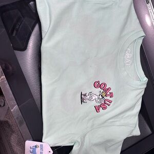 GOAT USA Mint Green Graphic Tee